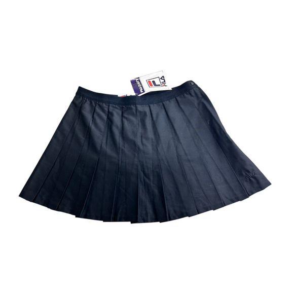 Fila Black Pleated Skirt Sz 8 Tennis Pickle Ball Athletic 14" Length New - Picture 3 of 5